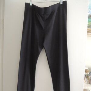 Ladies Leggings Size L Cuddl Duds Warm Essentials Black Stretch Athleisure Wear